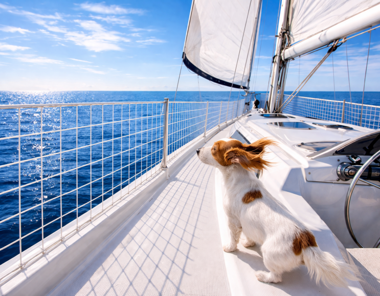 Rete per battagliola per protezione barca